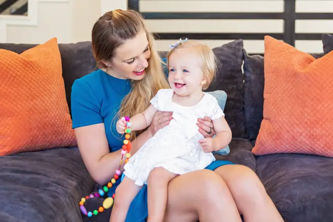 Happy Mom and Baby The Postage