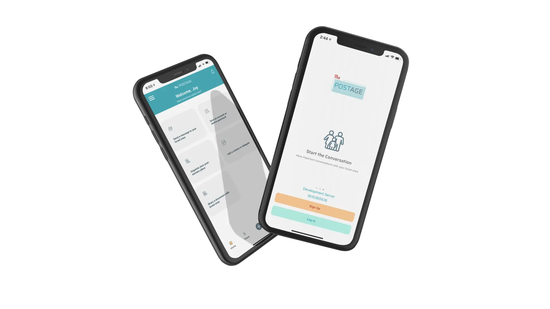 The Postage Mobile App on iPhone