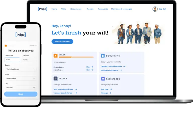 Paige Legacy Planning Dashboard